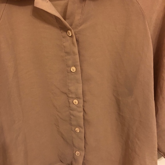 Beige Chiffon Top ($15 for 2) - Picture 2 of 2